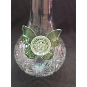 💚Vintage Anchor Hocking Glass Decanter Repurposed Beautiful Unique Waterbong